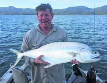 Large queenfish will have the attention of estuary sportfishers, provided the streams are running clear.