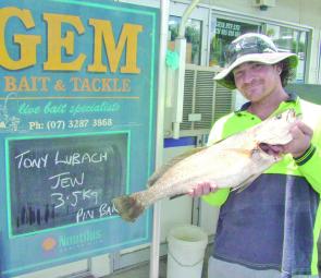 Tony's jew came from the deep water off Swan Bay.