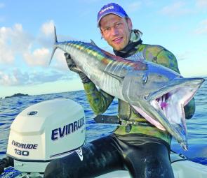 Leon again, this time with a beautiful Coffs Harbour wahoo.