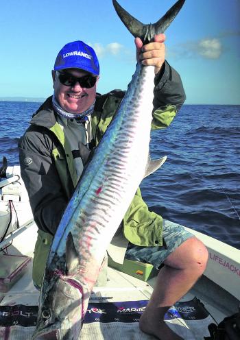 George Sands caught this Spanish mackerel in the Mackerel Classic.