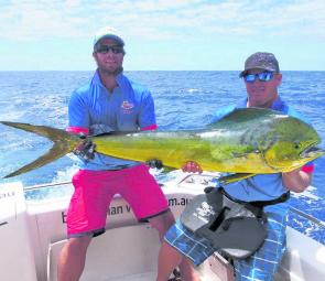 A top 15kg mahimahi from out wide on a day when the current wasn’t barrelling south.