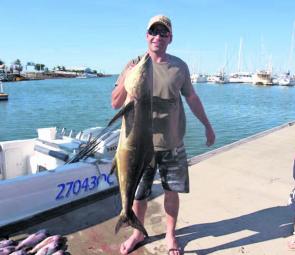 There`s been the odd big cobia around to keep anglers on their toes.