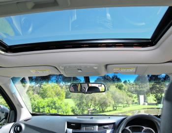 A sun roof is definitely something new in a work ute, but it’s in line with the special features people are looking for in a multi purpose family/work unit today.