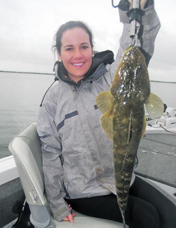 Breanna Malone with a great flathead.