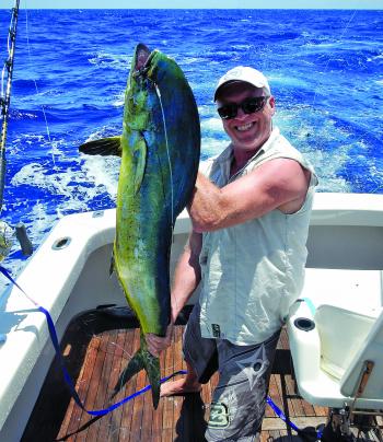 Mahimahi have been busy on the continental shelf during January.