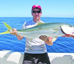 North reef has been worth a visit of late. This 12 kilo yellowtail king