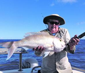 Ray Johnson caught this gold band jobby just past the islands.