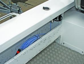 While it’s an optional extra, the deckwash is a good investment which will make cleanups a breeze.