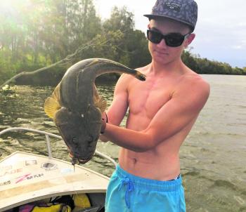 This 60cm flathead was taken fishing a tight inlet off the Logan River.