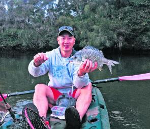 Bic Fox can’t get enough of fishing out of his kayak while chasing bream.