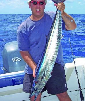 Wahoo will become more common on the offshore grounds this month.