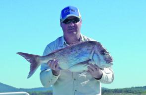 The author with a massive inshore red.