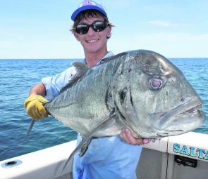 September is a great time to be on the water chasing fantastic species like this GT.