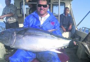 Josh fished with Topcat Charters for this cracking bluefin tuna.