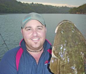 Jason Gauci caught this great flathead on a lure. With fish this size you have to ensure your gear is in top condition.