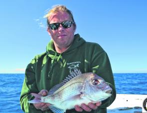 Dean with a snapper for dinner.