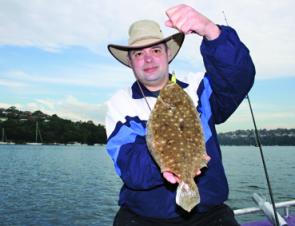 Flounder are often caught bigger in winter.