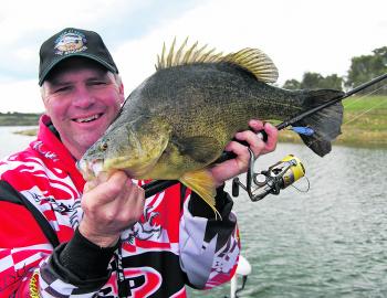 Blade type lures such as the 3/8oz OSP Overide have been a real hit on golden perch in local impoundments. 