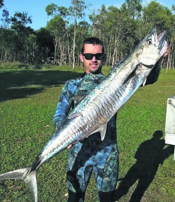 Josh Lunn with an incredible Spanish mackerel.
