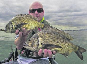 Big angry black bream living tight in structure are best targeted under paddle power.