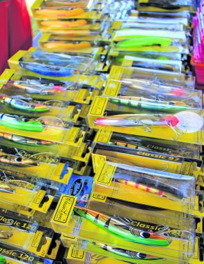 It was lures galore at Faust with Classic Lures dominating the anglers’ prize packs.
