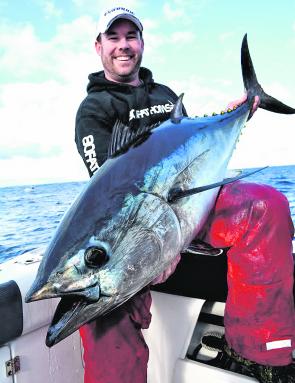Julian Coyne with a very solid school tuna.