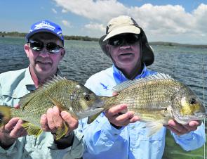 Wallaga Lake is holding some stud bream.