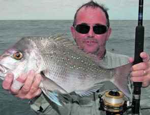 There are plenty of snapper like this chasing cuttlefish this month.