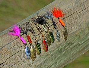 Spinners are also a worthy lure. Wordens Rooster Tails and Celtas continue to be trout producers.