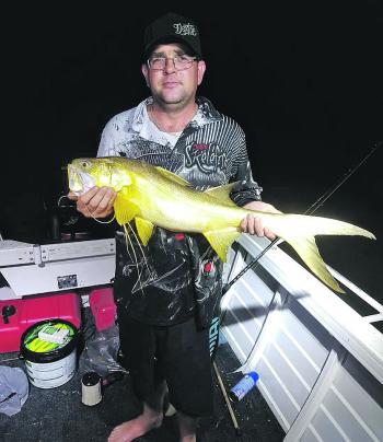 Neil Storch with a great threadfin from the Fitzroy.