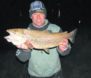 A 3 kg Tamar sea trout, they have been known to get to 10kg!