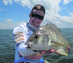 Nathan Newton cashed in at Cooks Rocks, Bribie Island