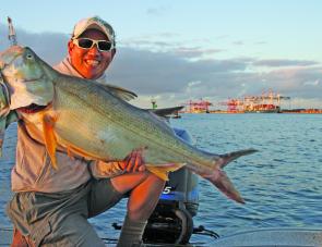 Fighting fit and fat, the Brisbane River threadfin are all power as Tony Shao found out recently.