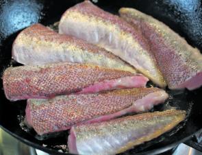 Cook the flathead without over cooking it.