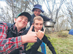 How often do you see a great fishing competition organised, directed and run by three school kids?