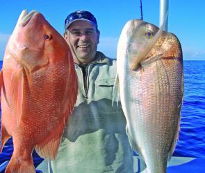 Ian from the Gold Coast with a great catch of reds and snapper.