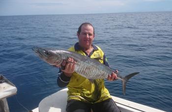 Scott with a fabulous Cooktown Spaniard. 