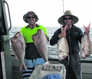 Paul Armitage and crew from the Gold Coast had a fantastic day with some decent sized snapper.