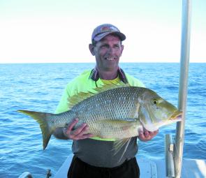 This month produces plenty of spangled emperor, like this beauty that Terry Savage from the Sunshine Coast landed on a recent trip offshore.