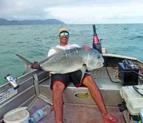 Just over 22kg of some of the toughest fish in the ocean. Memorable fights are the norm when the trevs get this big.