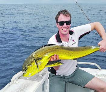Doug Weeks started his summer holidays in a solid fashion with this solid mahimahi.