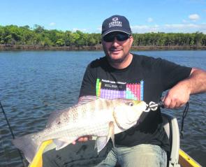 Grunter fishing has been excellent with all the bait in the local waterways.
