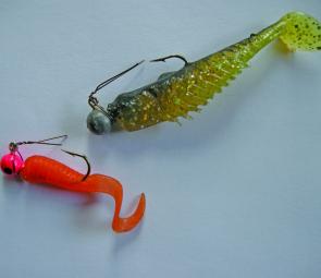 Small wire weed guards increase the flexibility of your jig heads.