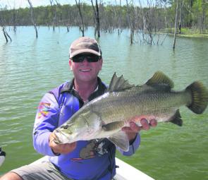 Peter Price with one of ten barra that helped him take out the top spot.