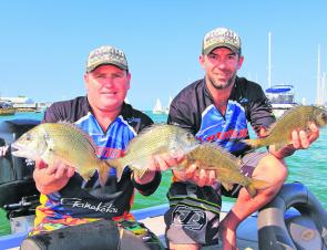 Leading heading into the final day Aaron Sharp and Steve Eldred from Team Atomic Hardz couldn’t find the big fish they needed to hold a fast finishing Team Samurai Reaction at bay.