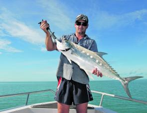 Big queenies are always a chance around the Sand Island for lure and bait fishers.