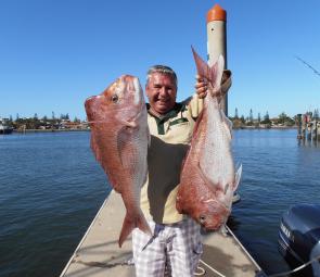 Winter can provide lots of great captures, like these great sized snapper.