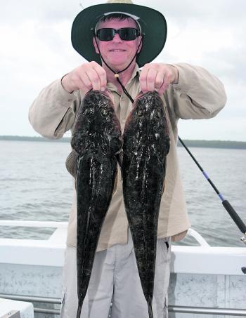 The flatties are on the chew with Jon scoring a few keepers for dinner.