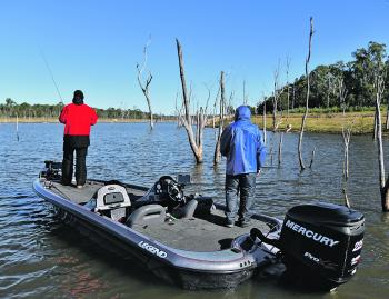 Matt Johnson spent most of his tournament fishing up the Boyne River away from the crowds.