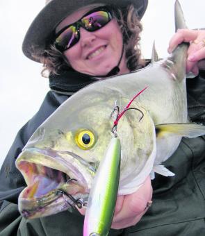 Get up early for some big estuary choppers on poppers.